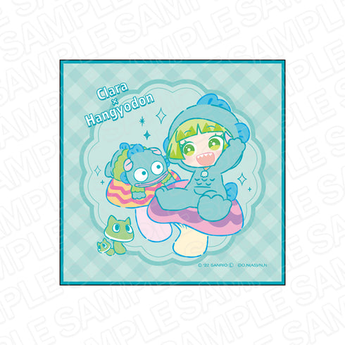 『魔入りました!入間くん×サンリオキャラクターズ』ミニタオル ウァラク・クララ×ハンギョドン