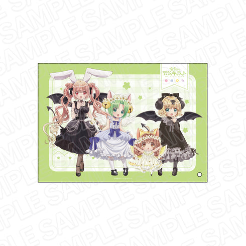 『令和のデ・ジ・キャラット』ミニアクリルアート 天使&悪魔 ver.