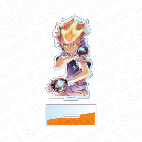 『家庭教師ヒットマンREBORN!』アクリルフィギュア PALE TONE series 沢田 綱吉 battle ver.