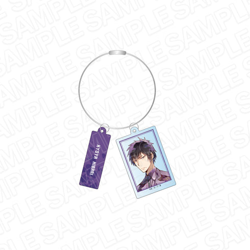 『家庭教師ヒットマンREBORN!』ワイヤーキーホルダー PALE TONE series 雲雀 恭弥(10年後) battle ver.