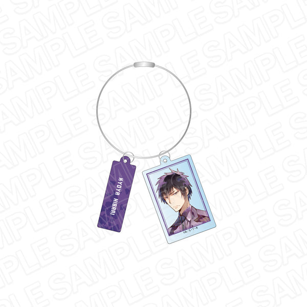 『家庭教師ヒットマンREBORN!』ワイヤーキーホルダー PALE TONE series 雲雀 恭弥(10年後) battle ver.