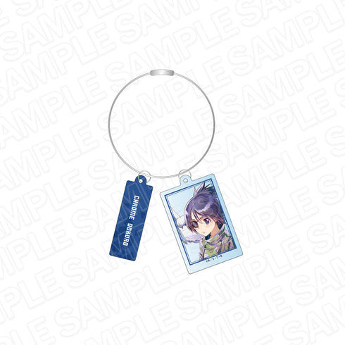 『家庭教師ヒットマンREBORN!』ワイヤーキーホルダー PALE TONE series クローム髑髏 battle ver.