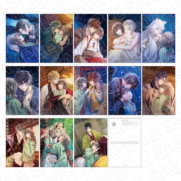 『イケメン源氏伝 あやかし恋えにし』ポストカードセット 2022 Winter ver.