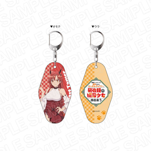 『勇者パーティーを追放されたビーストテイマー、最強種の猫耳少女と出会う』両面キーホルダー タニア