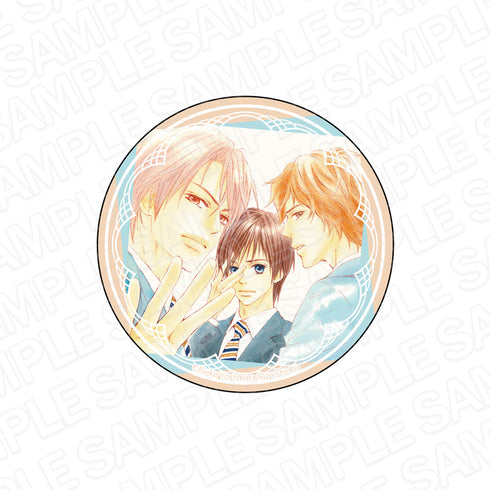 『ルビー文庫30周年記念展』グリッターカンバッジ くされ縁の法則シリーズ