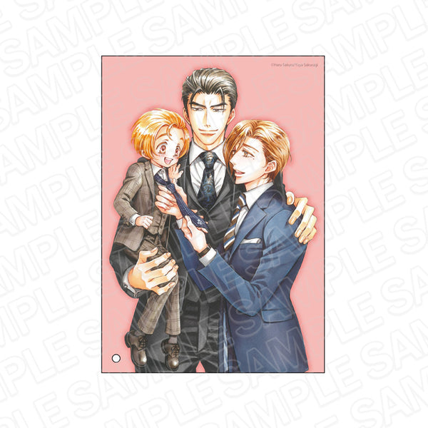 『ルビー文庫30周年記念展』ミニアクリルアート 極道さんはパパで愛妻家シリーズ