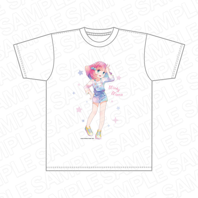 80s Vintage 魔法のプリンセス ミンキーモモ Tシャツ アニメTシャツ 魔法のプリンセス ミンキーモモ イエロー 痛T