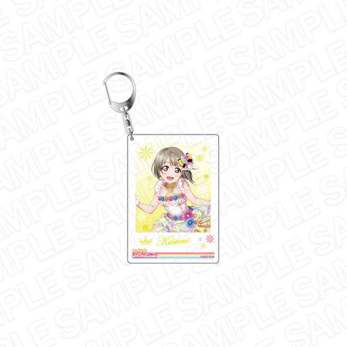 『ラブライブ!虹ヶ咲学園スクールアイドル同好会』インスタントフォト風キーホルダー 中須かすみ Love U my friends ver