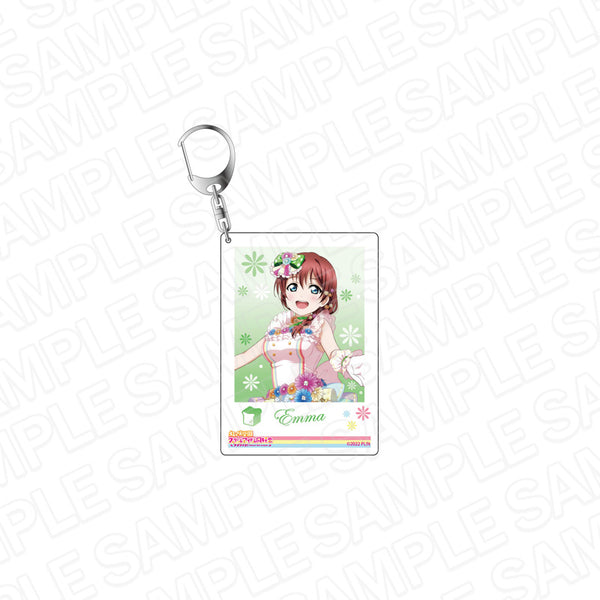 『ラブライブ!虹ヶ咲学園スクールアイドル同好会』インスタントフォト風キーホルダー エマ・ヴェルデ Love U my friends ver