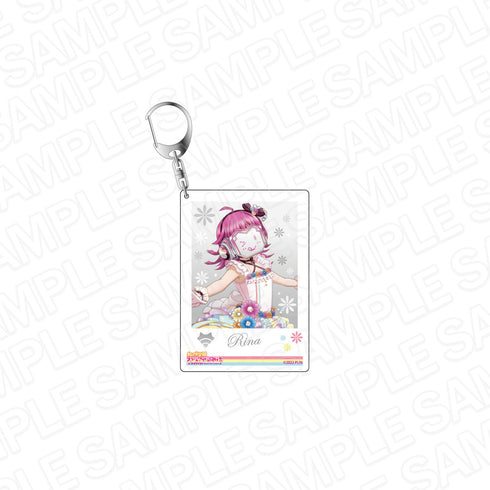 『ラブライブ!虹ヶ咲学園スクールアイドル同好会』インスタントフォト風キーホルダー 天王寺璃奈 Love U my friends ver