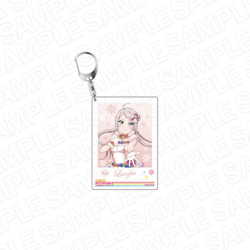 『ラブライブ!虹ヶ咲学園スクールアイドル同好会』インスタントフォト風キーホルダー 鐘 嵐珠 Love U my friends ver