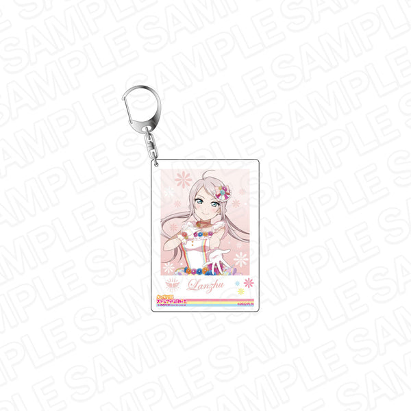 『ラブライブ!虹ヶ咲学園スクールアイドル同好会』インスタントフォト風キーホルダー 鐘 嵐珠 Love U my friends ver