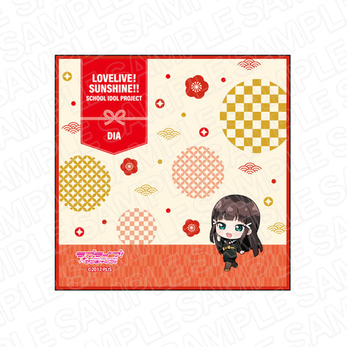 『ラブライブ!サンシャイン!!』ミニタオル 黒澤ダイヤ おせちデフォルメ ver