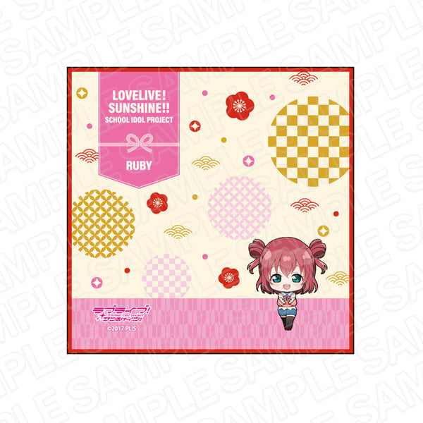 『ラブライブ!サンシャイン!!』ミニタオル 黒澤ルビィ おせちデフォルメ ver