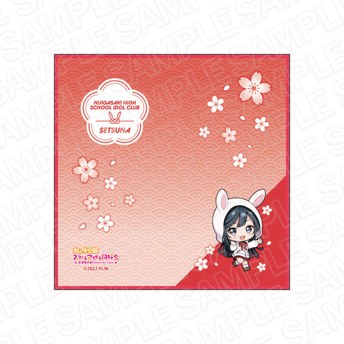『ラブライブ!虹ヶ咲学園スクールアイドル同好会』ミニタオル 優木せつ菜 うさぎデフォルメ ver