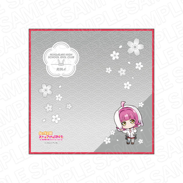 『ラブライブ!虹ヶ咲学園スクールアイドル同好会』ミニタオル 天王寺璃奈 うさぎデフォルメ ver