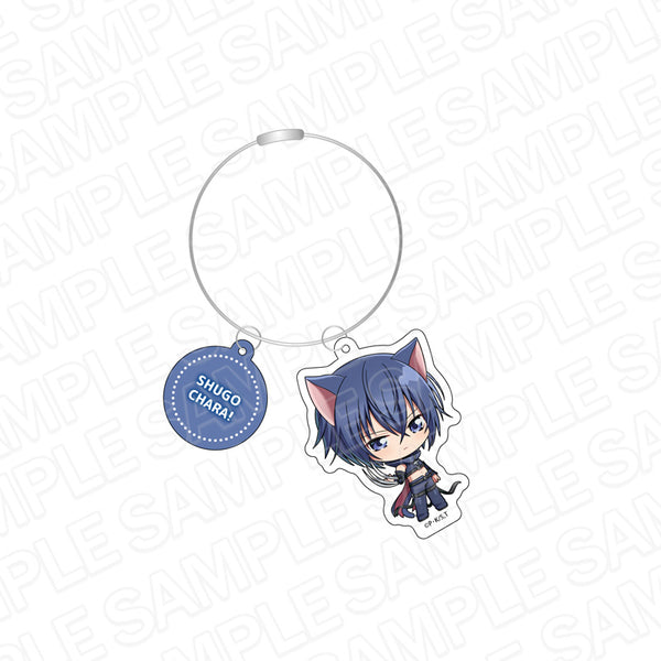 『しゅごキャラ!』ワイヤーキーホルダー ブラックリンクス デフォルメ ver.