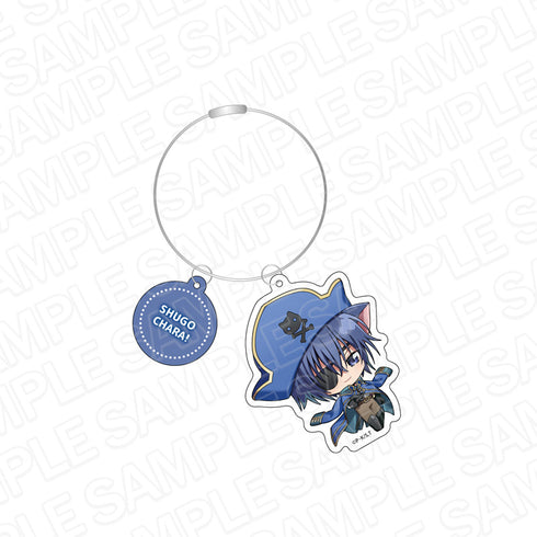 『しゅごキャラ!』ワイヤーキーホルダー セブンシーズトレジャー デフォルメ ver.
