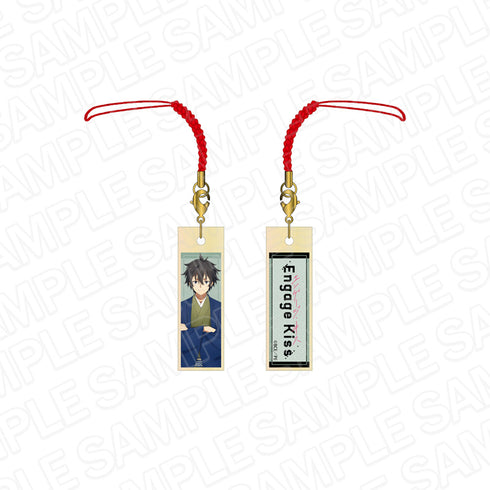 『Engage Kiss』木札ストラップ 緒方シュウ 晴着 ver.