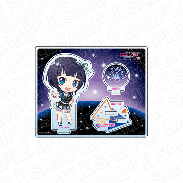 『ラブライブ!虹ヶ咲学園スクールアイドル同好会』アクリルスタンド 朝香果林 THE SECRET NiGHTデフォルメ ver