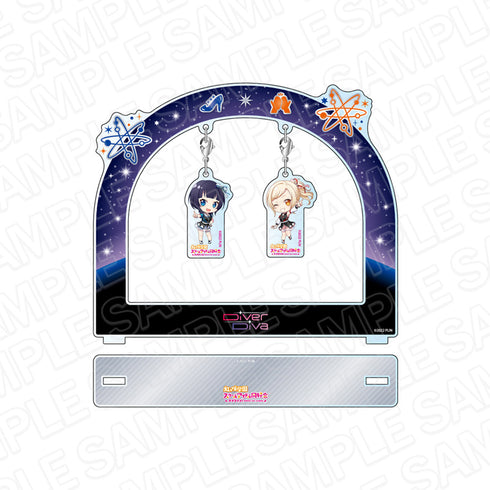 『ラブライブ!虹ヶ咲学園スクールアイドル同好会』ふらふらアクリルジオラマ DiverDiva THE SECRET NiGHTデフォルメ ver