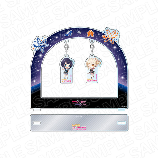 『ラブライブ!虹ヶ咲学園スクールアイドル同好会』ふらふらアクリルジオラマ DiverDiva THE SECRET NiGHTデフォルメ ver