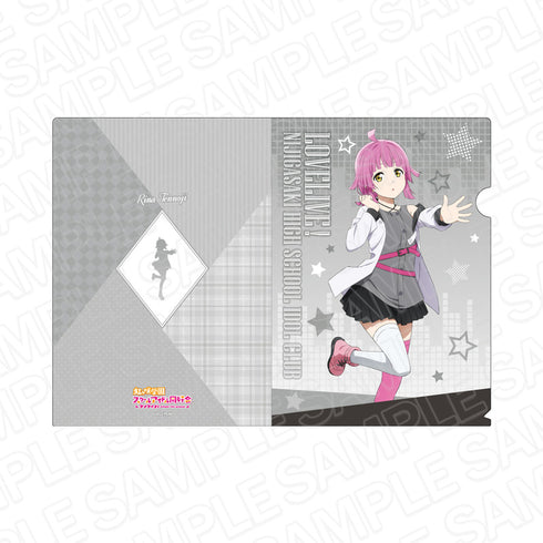 『ラブライブ!虹ヶ咲学園スクールアイドル同好会』クリアファイル 天王寺璃奈 ロックファッション ver