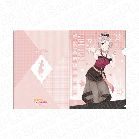 『ラブライブ!虹ヶ咲学園スクールアイドル同好会』クリアファイル 鐘 嵐珠 ロックファッション ver