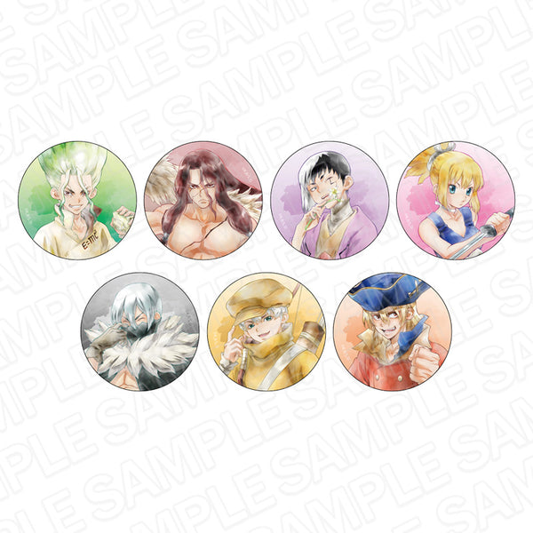 『Dr.STONE』カンバッジ(ブラインド) PALE TONE series BOX