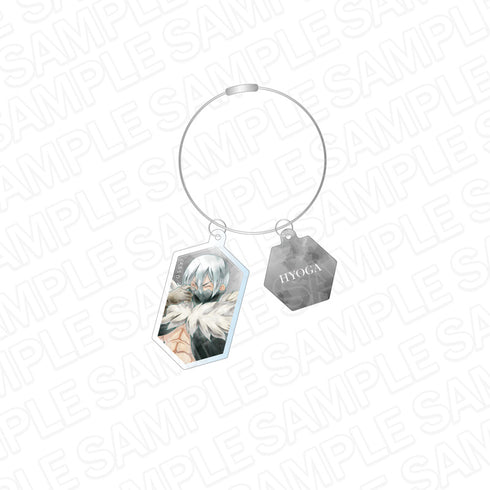 『Dr.STONE』ワイヤーキーホルダー PALE TONE series 氷月