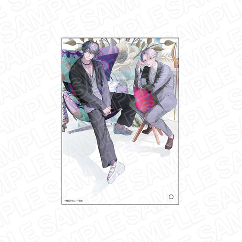 『彼に依頼してはいけません』ミニアクリルアート A