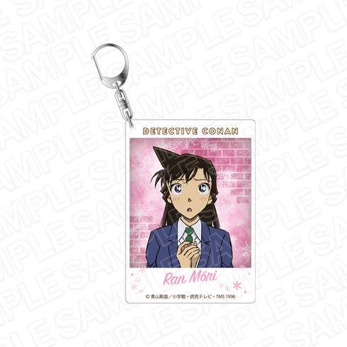 『名探偵コナン』インスタントフォト風キーホルダー 毛利蘭 snow ver.