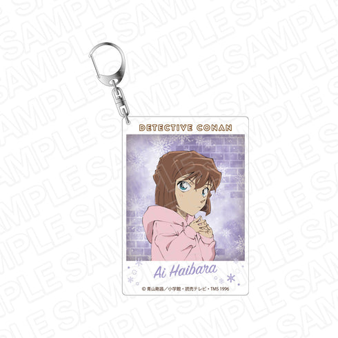『名探偵コナン』インスタントフォト風キーホルダー 灰原哀 snow ver.
