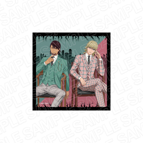 『TIGER & BUNNY2』ミニタオル 虎徹&バーナビー in plaid suit ver.