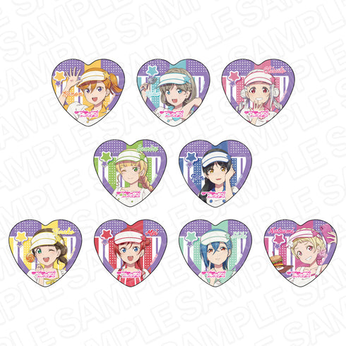 『ラブライブ!スーパースター!!』ハート型カンバッジ アメリカンダイナー ver BOX