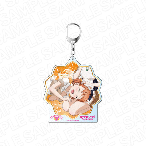 『ラブライブ!スクールアイドルフェスティバル ALL STARS』デカキーホルダー 高海千歌 カワイイ☆ワンダーランド ver