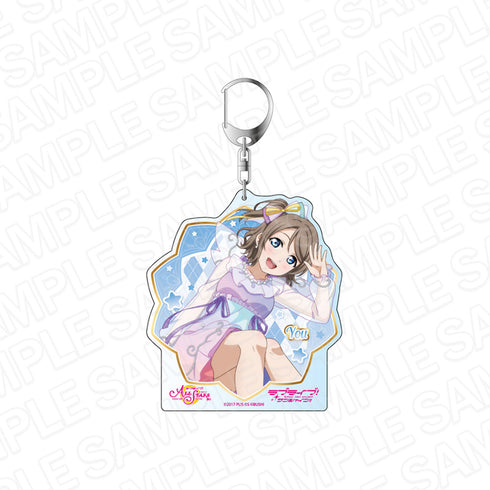 『ラブライブ!スクールアイドルフェスティバル ALL STARS』デカキーホルダー 渡辺曜 カワイイ☆ワンダーランド ver