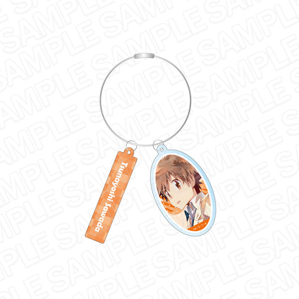 『家庭教師ヒットマンREBORN!』ワイヤーキーホルダー PALE TONE series 沢田綱吉 offshot ver.