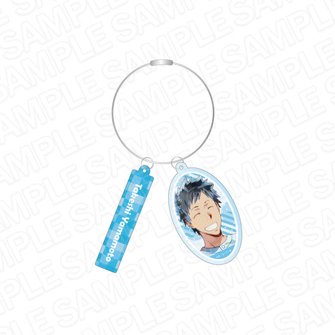 『家庭教師ヒットマンREBORN!』ワイヤーキーホルダー PALE TONE series 山本武 offshot ver.