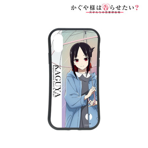 "Kaguya-sama: Love Is War" Original Illustration: Kaguya Shinomiya – Rainy Day Outing Ver. Shock-Resistant Grip iPhone Case