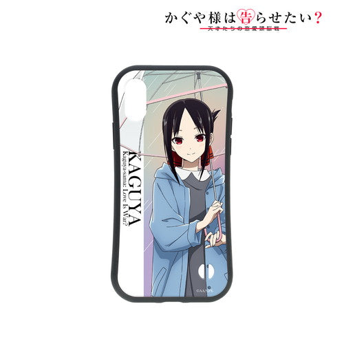 "Kaguya-sama: Love Is War" Original Illustration: Kaguya Shinomiya – Rainy Day Outing Ver. Shock-Resistant Grip iPhone Case