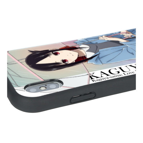 "Kaguya-sama: Love Is War" Original Illustration: Kaguya Shinomiya – Rainy Day Outing Ver. Shock-Resistant Grip iPhone Case