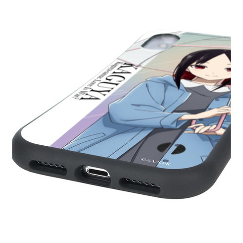 "Kaguya-sama: Love Is War" Original Illustration: Kaguya Shinomiya – Rainy Day Outing Ver. Shock-Resistant Grip iPhone Case