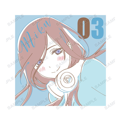 『五等分の花嫁』三玖 lette-graph Tシャツ(メンズ/レディース)