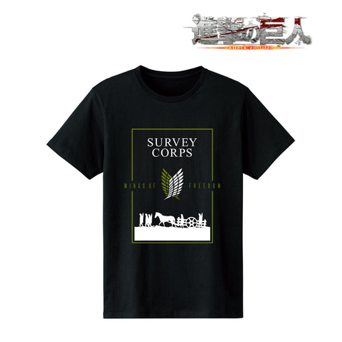 『進撃の巨人』調査兵団 Tシャツ(メンズ/レディース)