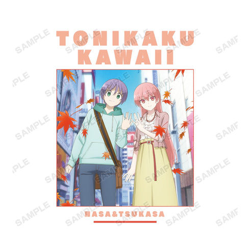 『トニカクカワイイ』描き下ろしイラスト 司&星空 おでかけver. Tシャツ(メンズ/レディース)