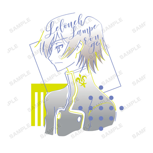 『コードギアス 反逆のルルーシュ』ルルーシュ lette-graph Tシャツ(メンズ/レディース)