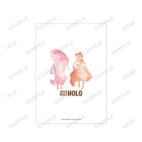 『狼と香辛料』文倉十先生 描き下ろしイラスト ホロ 袴&アルザス民族衣装ver. クリアファイル