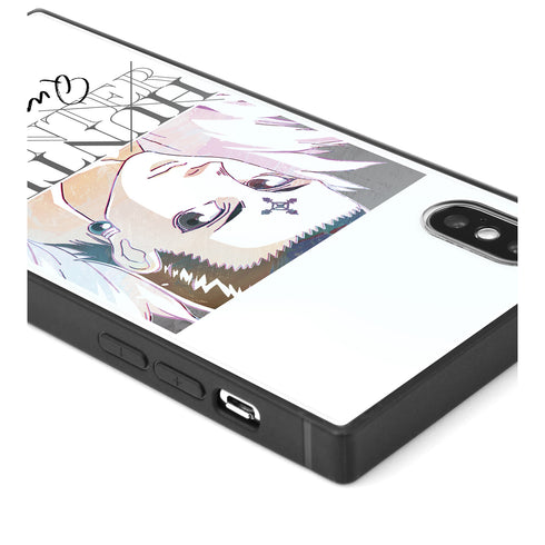 "HUNTER×HUNTER" Chrollo Ani-Art Series Vol. 2 Square Tempered Glass iPhone Case Ver. A