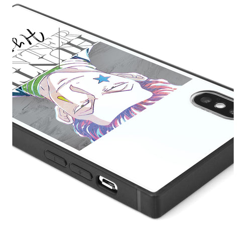 "HUNTER×HUNTER" Hisoka Ani-Art Series 2 Square Tempered Glass iPhone Case